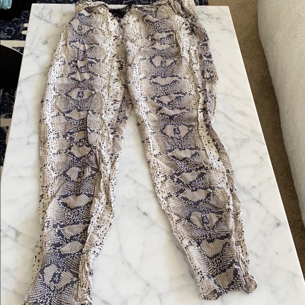 100% silk pajama pants